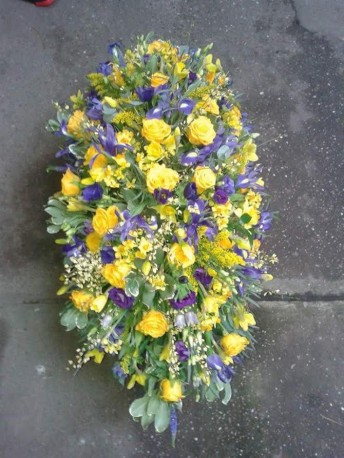 Yellow and purple Coffin Spray